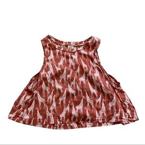 Free People Giraffe print tank top